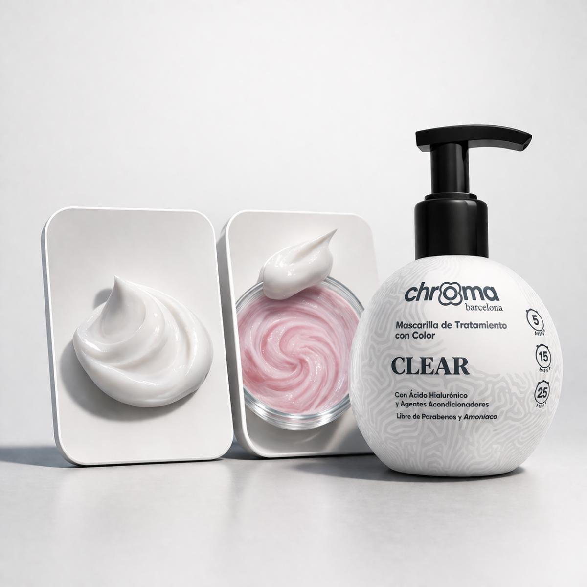 Chroma Barcelona mascarilla de tratamiento Clear con ácido hialurónico 250 ml - imagen 6
