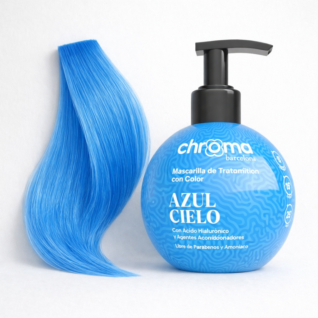 Chroma Barcelona — Mascarilla Baño de Color Semipermanente con Ácido Hialurónico — 250ml