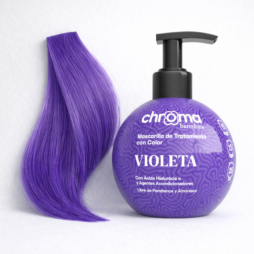 Chroma Barcelona — Mascarilla Baño de Color Semipermanente con Ácido Hialurónico — 250ml