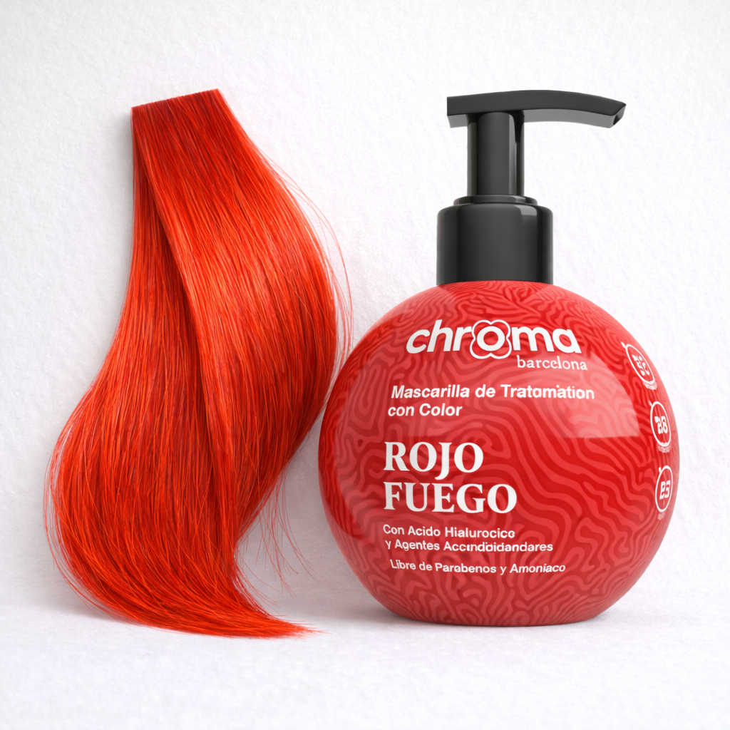 Chroma Barcelona — Mascarilla Baño de Color Semipermanente con Ácido Hialurónico — 250ml