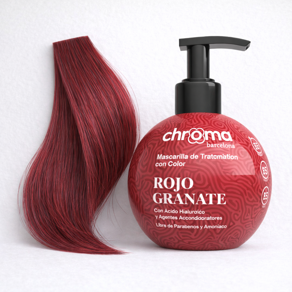 Chroma Barcelona — Mascarilla Baño de Color Semipermanente con Ácido Hialurónico — 250ml