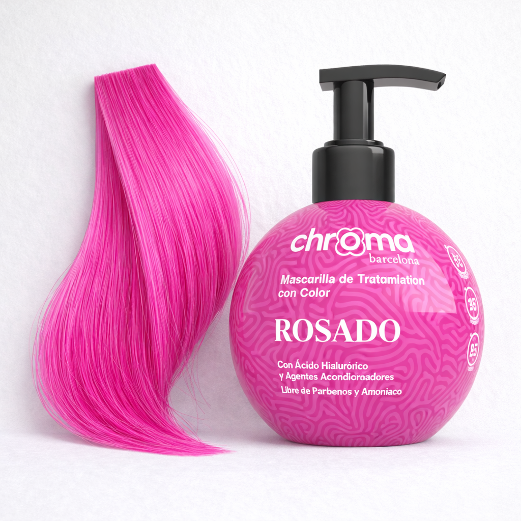 Chroma Barcelona — Mascarilla Baño de Color Semipermanente con Ácido Hialurónico — 250ml